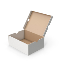 White Open Shoe Box PNG & PSD Images