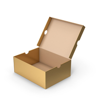 Gold Open Shoe Box PNG & PSD Images