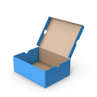 Blue Open Shoe Box PNG & PSD Images