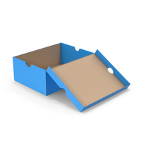 Blue Open Shoe Box PNG & PSD Images
