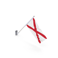 Alabama Wall Mounted Flag PNG & PSD Images