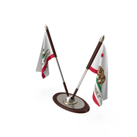 California Desk Flag PNG & PSD Images