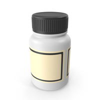 MEDICINE BOTTLE WHITE PNG & PSD Images