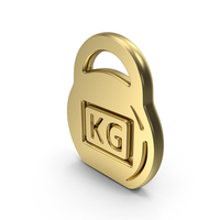 Kg Weight Symbol Gold PNG & PSD Images
