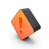 Warning Exclamation Danger Shape Dimond PNG & PSD Images