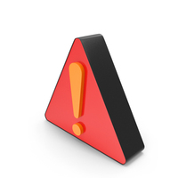 Warning Exclamation Danger Shape Dual Triangle PNG & PSD Images