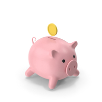 Cartoon Piggy Bank PNG & PSD Images