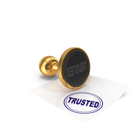 Cartoon Stamp Trusted PNG & PSD Images