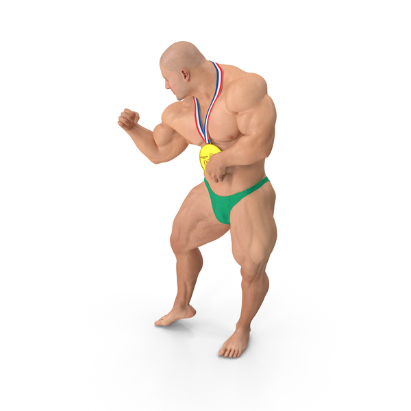 Bodybuilder Doing Pose Number 6 White Stock Illustration 2329659357 |  Shutterstock