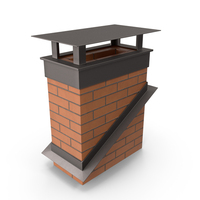 Brick Chimney Rectangular Corner Base PNG & PSD Images