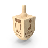Carved Dreidel PNG & PSD Images