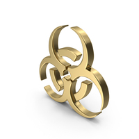 Biohazard Symbol Bronz PNG & PSD Images