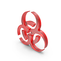 Biohazard Symbol Red PNG & PSD Images