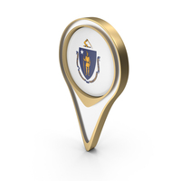 Massachusetts Flag PNG & PSD Images