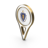 Massachusetts Flag PNG & PSD Images