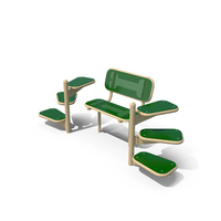 Dog Park Pal Bench Green PNG & PSD Images