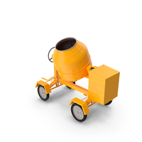 Electric Portable Cement Mixing Machine PNG & PSD Images