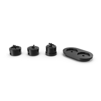 Electrical Retro Switches Ceramic Black PNG & PSD Images