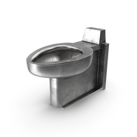 Used Floor Stainless Steel Toilet PNG & PSD Images