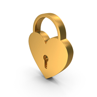 Heart Love Lock PNG & PSD Images