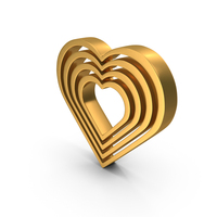 Hearts In Hearts Frame PNG & PSD Images