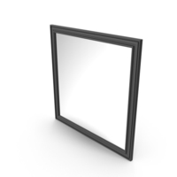 Black Square Mirror PNG & PSD Images
