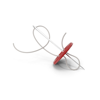 Needle And Button PNG & PSD Images