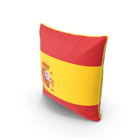 Spain Flag Pillow PNG & PSD Images