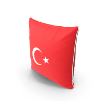 Turkey Flag Pillow PNG & PSD Images