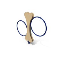 Hoop Jump for Dog Park Blue PNG & PSD Images