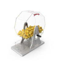 Manual Bingo Balls Lottery Machine PNG & PSD Images