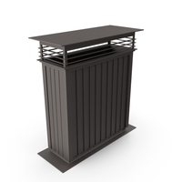 Rectangular Black Metal Chimney PNG & PSD Images