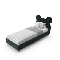 Black Children Bed PNG & PSD Images