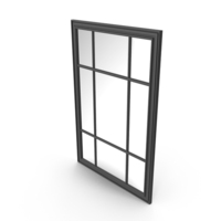 Black Vertical Grid Mirror PNG & PSD Images
