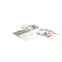 Open New Yorker Vogue and Seasons Magazines PNG & PSD Images