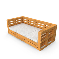 Patio Pallet Garden Sofa PNG & PSD Images