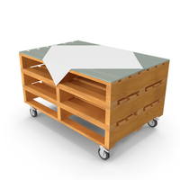 Rustic Pallet Coffee Table PNG & PSD Images