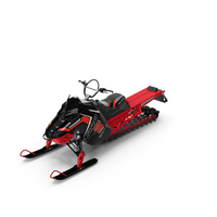 Snowmobile Polaris Red PNG & PSD Images