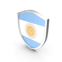 Argentina Flag Shield Symbol PNG & PSD Images