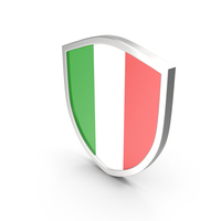 Italy Flag Shield Symbol PNG & PSD Images