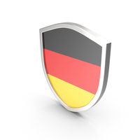 Germany Flag Shield Symbol PNG & PSD Images