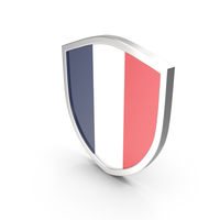 France Flag Shield Symbol PNG & PSD Images