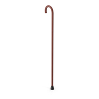 Dark Wood Walking Stick PNG & PSD Images