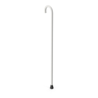 White Walking Stick PNG & PSD Images