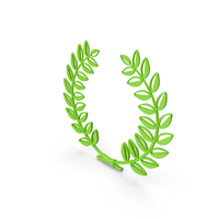 LAUREL CROWN GREEN PNG & PSD Images