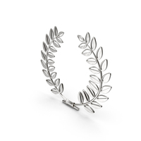 Laurel Crown Silver PNG & PSD Images