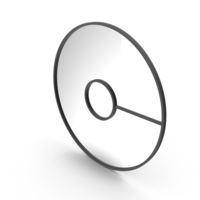 Black Round Mirror PNG & PSD Images