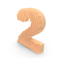 Wavy Shape Number 2 PNG & PSD Images