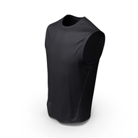 Black Male Tank Top PNG & PSD Images