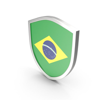 Brazil Flag Shield Symbol PNG & PSD Images